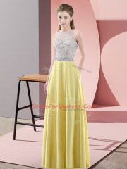 Discount Sleeveless Beading Backless