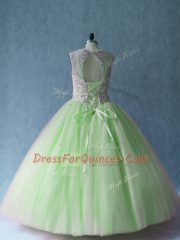 Lovely Sweet 16 Dresses Sweet 16 and Quinceanera with Beading Sweetheart Sleeveless Lace Up