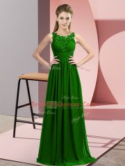 Inexpensive Sleeveless Beading and Appliques Zipper Damas Dress