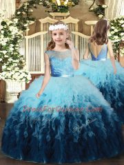 Floor Length Ball Gowns Sleeveless Multi-color Little Girls Pageant Dress Wholesale Backless