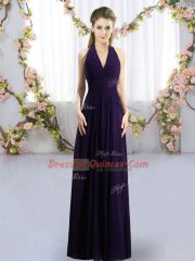 Sweet Sleeveless Ruching Zipper Dama Dress for Quinceanera