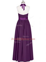 Amazing Sleeveless Ruching Zipper Homecoming Dress