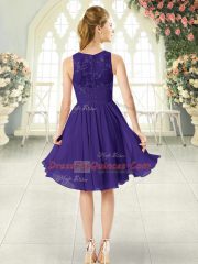 Stunning Sleeveless Lace Zipper Prom Gown