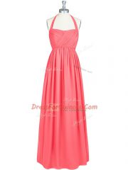 Sleeveless Ruching Zipper