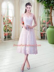 Sleeveless Lace Zipper