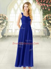 Fantastic Sleeveless Ruching Zipper Prom Dresses