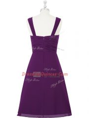 Most Popular Sleeveless Ruching Zipper Prom Party Dress