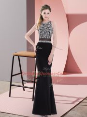 Sleeveless Beading Zipper Homecoming Dress