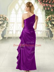 Enchanting Sleeveless Ruffles Side Zipper Prom Evening Gown