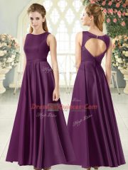 Sleeveless Backless Floor Length Ruching Evening Dress Sleeveless Backless Floor Length Ruching Evening Dress