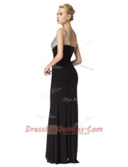 Chiffon Sleeveless Floor Length Prom Gown and Beading
