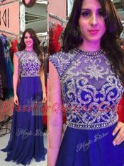 Gorgeous Sleeveless Beading Zipper Homecoming Dress