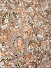 Decent Mermaid Scoop Lace Sleeveless Beading Zipper Homecoming Dress with Gold Brush Train