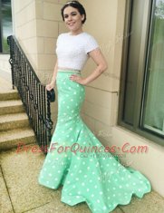 Great Scoop Blue Zipper Evening Dress Beading Sleeveless Floor Length