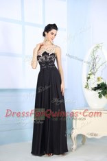 Beauteous Scoop Satin Sleeveless Floor Length Dress for Prom and Beading