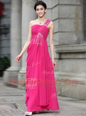 Sleeveless Zipper Floor Length Sequins Homecoming Dress