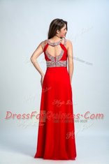 Custom Made Sleeveless Beading Zipper Prom Dresses