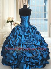 Noble Teal Sweetheart Neckline Beading and Lace Quinceanera Dress Sleeveless Lace Up