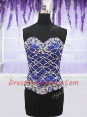 Gorgeous Three Piece Sleeveless Lace Up Floor Length Beading Vestidos de Quinceanera