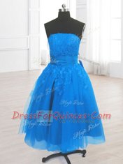 Sleeveless Embroidery Lace Up