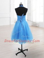 Classical Sleeveless Sequins Lace Up Dress for Prom