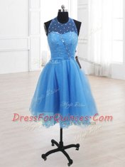 Classical Sleeveless Sequins Lace Up Dress for Prom