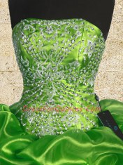 Sleeveless Beading and Embroidery Lace Up Quinceanera Gowns
