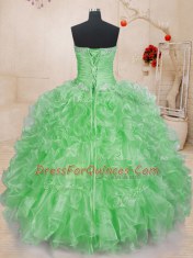 Charming Floor Length Ball Gowns Sleeveless Ball Gown Prom Dress Lace Up