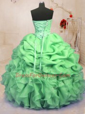 Suitable Pick Ups Floor Length Vestidos de Quinceanera Sweetheart Sleeveless Lace Up