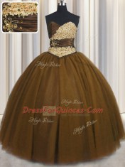 Pretty Sweetheart Sleeveless Tulle Quinceanera Gowns Beading and Appliques and Ruching and Belt Lace Up