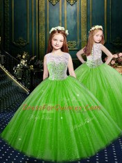 Floor Length Lace Up Sweet 16 Dresses for Military Ball and Sweet 16 and Quinceanera with Lace