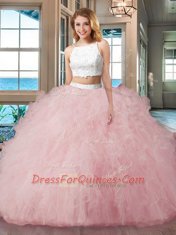 Inexpensive Blue Vestidos de Quinceanera Military Ball and Sweet 16 and Quinceanera and For with Beading Straps Sleeveless Backless