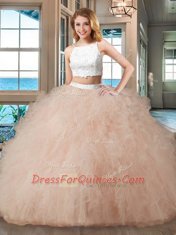Inexpensive Blue Vestidos de Quinceanera Military Ball and Sweet 16 and Quinceanera and For with Beading Straps Sleeveless Backless