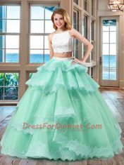 Straps Sleeveless Tulle Sweet 16 Dresses Beading Backless