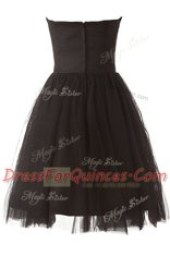 Organza Sleeveless Knee Length and Beading