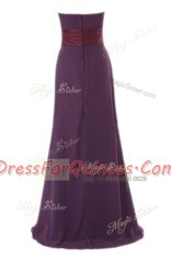 Sleeveless Ruffles Zipper Evening Dress