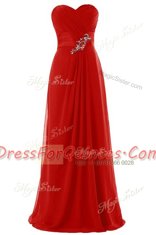 Sleeveless Ruffles Zipper Evening Dress