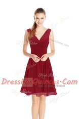 Knee Length A-line Sleeveless Green Zipper