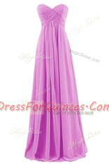 Dramatic Apple Green Chiffon Zipper Dress for Prom Sleeveless Floor Length Pleated
