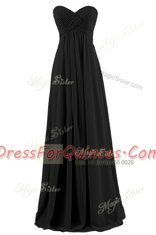 Dramatic Apple Green Chiffon Zipper Dress for Prom Sleeveless Floor Length Pleated