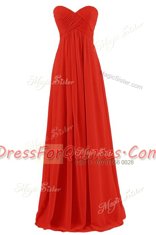 Dramatic Apple Green Chiffon Zipper Dress for Prom Sleeveless Floor Length Pleated