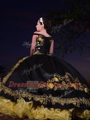 Off the Shoulder Sleeveless Beading and Embroidery and Ruffled Layers Lace Up Quince Ball Gowns