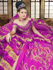 Amazing Ball Gowns Quince Ball Gowns Purple Off The Shoulder Satin Sleeveless Floor Length Lace Up
