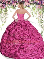 Fashion Sweetheart Sleeveless Taffeta Vestidos de Quinceanera Pick Ups Lace Up