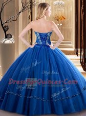 Dark Green Sleeveless Tulle Lace Up Sweet 16 Dress for Military Ball and Sweet 16 and Quinceanera