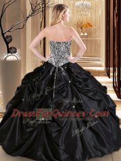 Exceptional Sleeveless Lace Up Floor Length Pick Ups Sweet 16 Quinceanera Dress