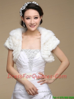 Open Front 2015 Wonderful Shawls in White