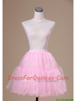 Mini-length Customize 2013 Baby Pink Petticoat