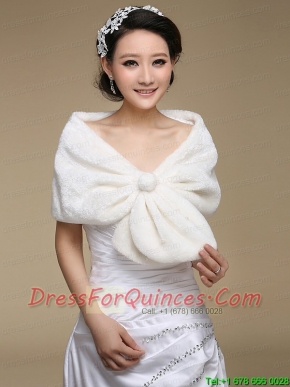 Fox Fringed Fur 2015 Remarkable Wraps with Button