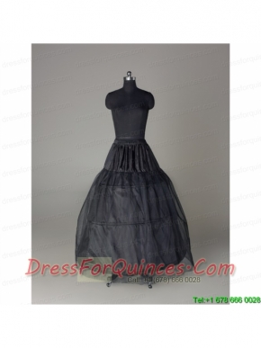 Unique Organza Ball Gown Floor-length Black Petticoat